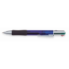 4 ink colour ball pen           in transparent-blue