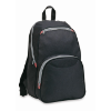 Backpack with outside pockets   in black
