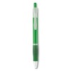 Ball pen with rubber grip in Green