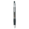 Ball pen with rubber grip in Grey