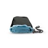 Sport towel in nylon pouch in blue