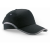 Cotton baseball cap             in black