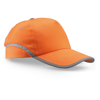 Cotton baseball cap             in orange