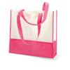 80gr/m² nonwoven shopping bag in fuchsia