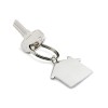 Metal key holder house in Silver