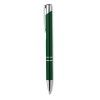 Push button pen with black ink in Green