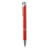 Push button pen with black ink in Red