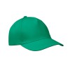 5 panel baseball cap in Green