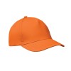 BUZZ - 5 panel baseball cap in Orange