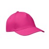 5 panel baseball cap in Pink