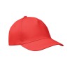 BUZZ - 5 panel baseball cap in Red