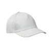 BUZZ - 5 panel baseball cap in White