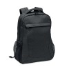 600D RPET laptop backpack in Black