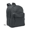 300D RPET laptop backpack in Black