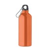 Recycled aluminium bottle 500ml in Orange