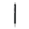Recycled paper push ball pen in Black