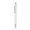 Recycled paper push ball pen in White