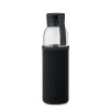 Recycled glass bottle 500 ml in Black