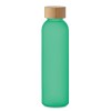 Frosted glass bottle 500ml in Green