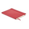 A5 recycled notebook in Red