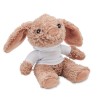 Bunny plush wearing a hoodie in White