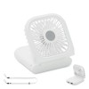 Portable foldable or desk fan in White