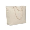 Beach cooler bag in cotton in Brown
