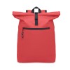 600Dpolyester rolltop backpack in Red
