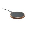Wireless charger in acacia 15W in Black