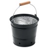 Portable bucket barbecue in Black