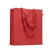 Organic cotton shopping bag in Red