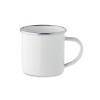 Enamel layer sublimation mug in White