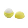 Lip balm in tennis ball shape in Yellow