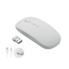 Rechargeable wireless mouse in White