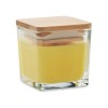 Squared fragranced candle 50gr in Yellow