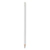 Natural pencil with eraser in White