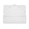 Cotton hooded baby towel in White