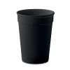 Recycled PP cup capacity 300ml in Black