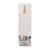 Natural pencil in seeded pouch in White