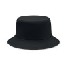 Brushed 260gr/m² cotton sunhat in Black