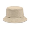 Paper straw bucket hat in Brown