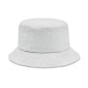 Paper straw bucket hat in White