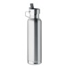 Double wall bottle 660 ml in Silver