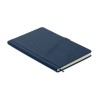 CINCO - A5 notebook PU front pocket in Blue