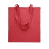 Recycled cotton shopping bag in Red