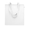 Recycled cotton shopping bag in White