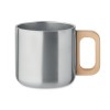 Double wall mug 350 ml in Silver