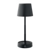 USB rechargeable table lamp in Black