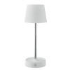 USB rechargeable table lamp in White