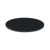 Round coaster in RPET felt in Black